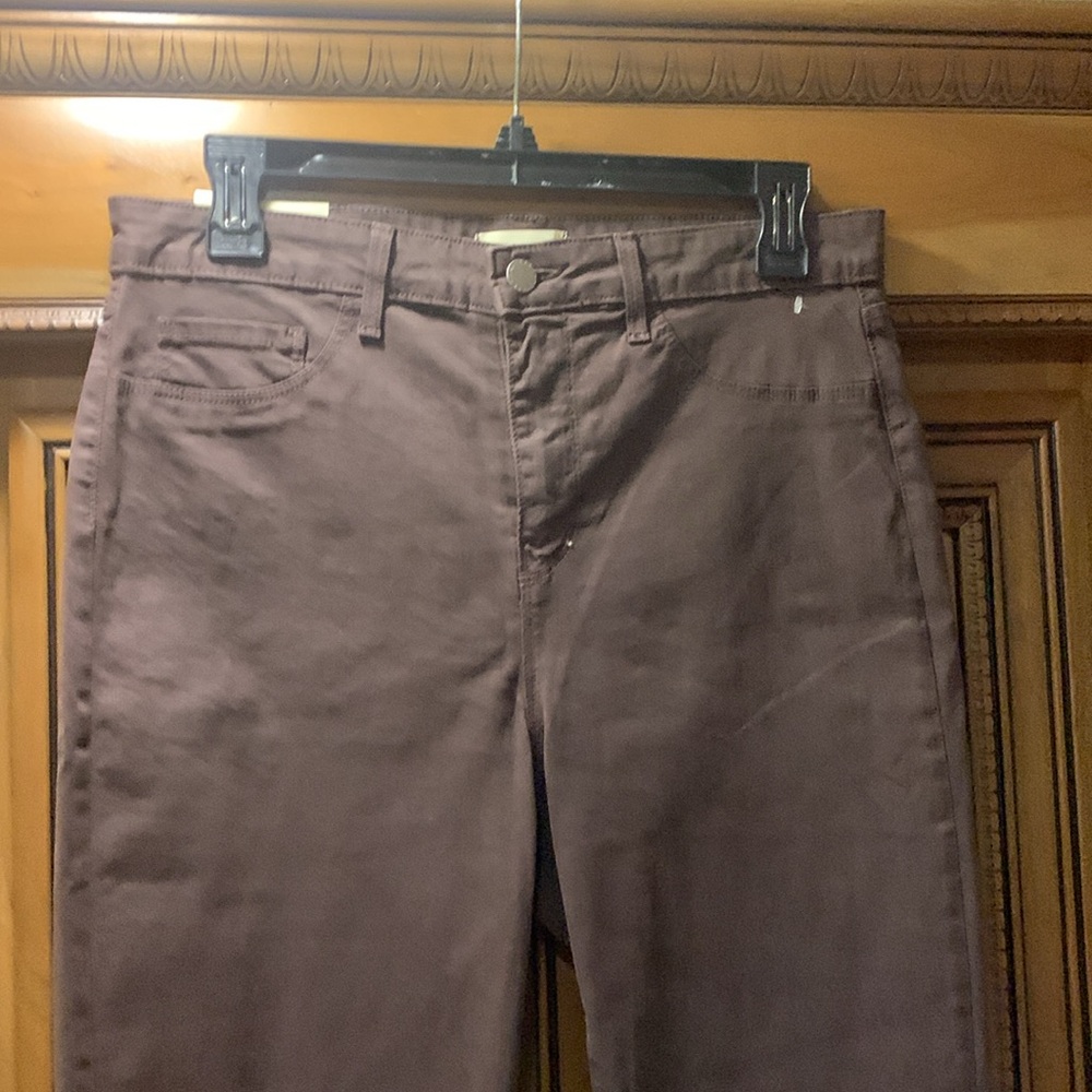 NWOT L’AGENCE Brown Margot Skinny High Rise Denim Jeans Cotton Blend Size 30 - Picture 2 of 6